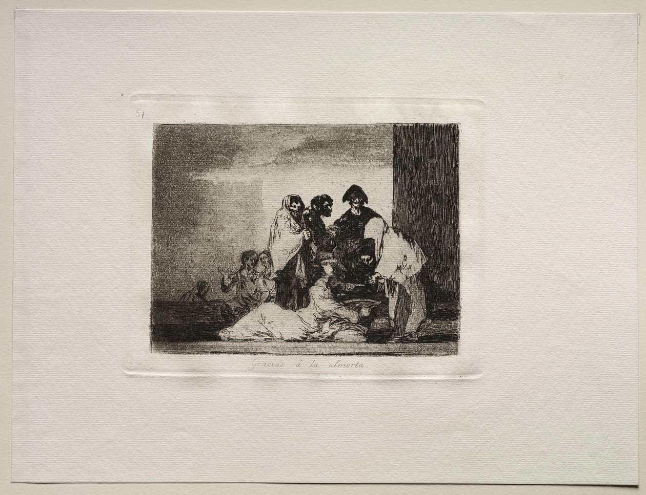 The Horrors of War: Thanks To The Millet. af Francisco de Goya