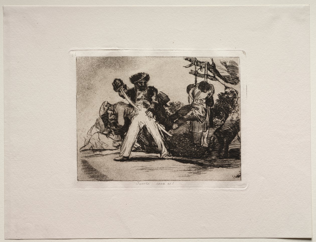Krigens rædsler: Det er hårdt! af Francisco de Goya