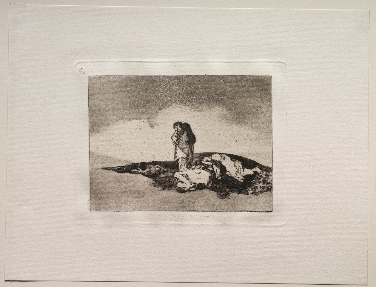 Krigens rædsler: Der er ingen til at hjælpe dem af Francisco de Goya