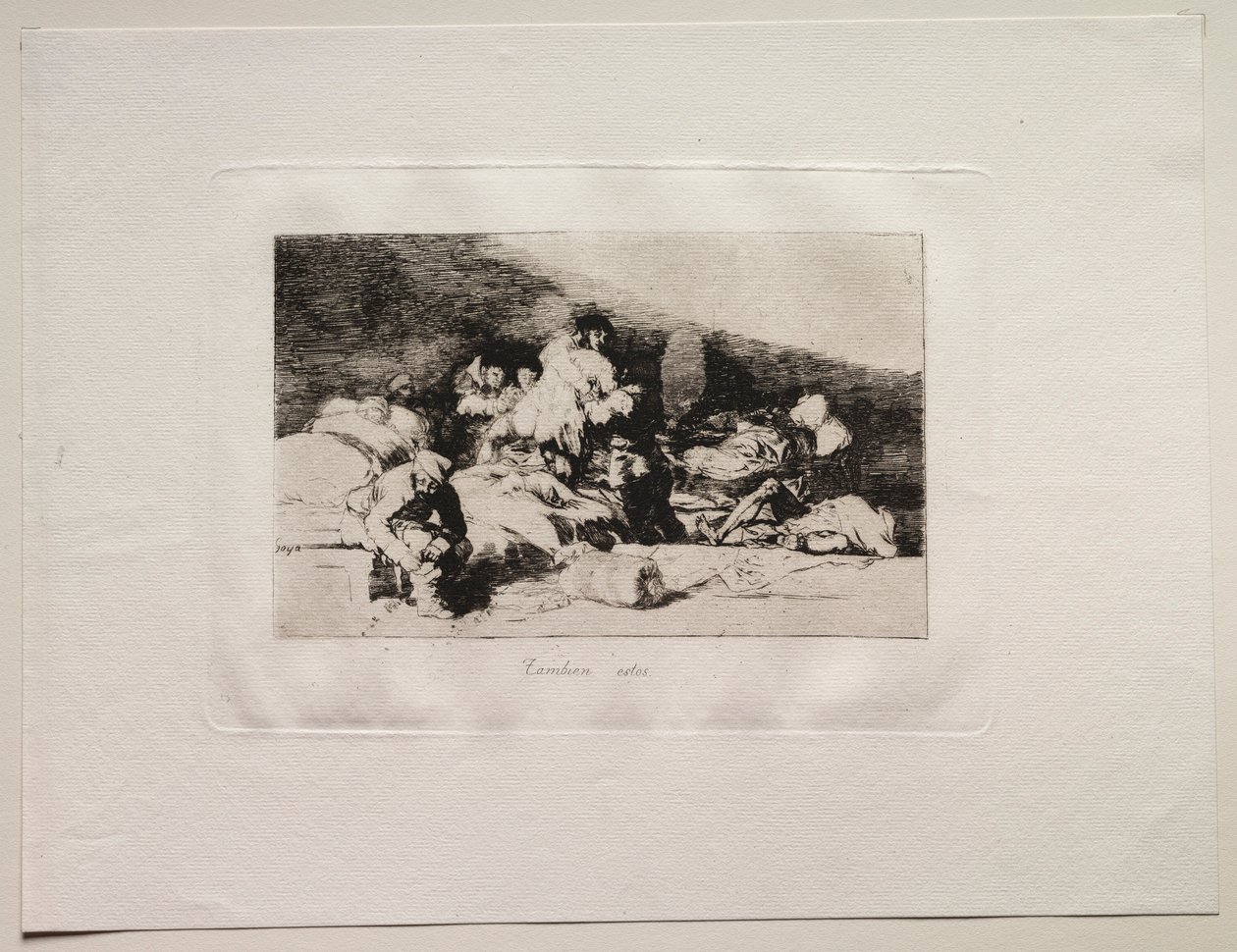Krigens rædsler: Disse også. af Francisco de Goya
