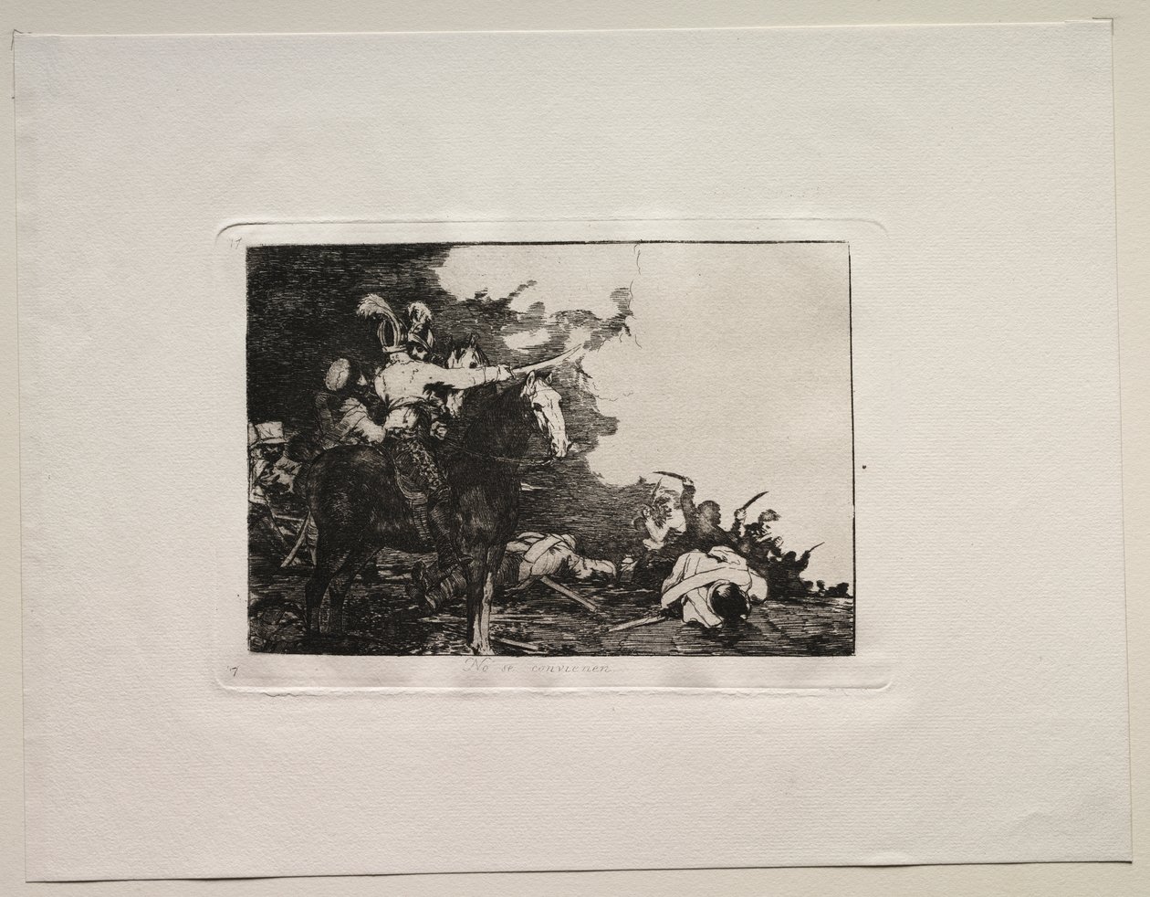 Krigens rædsler: De er ikke enige af Francisco de Goya