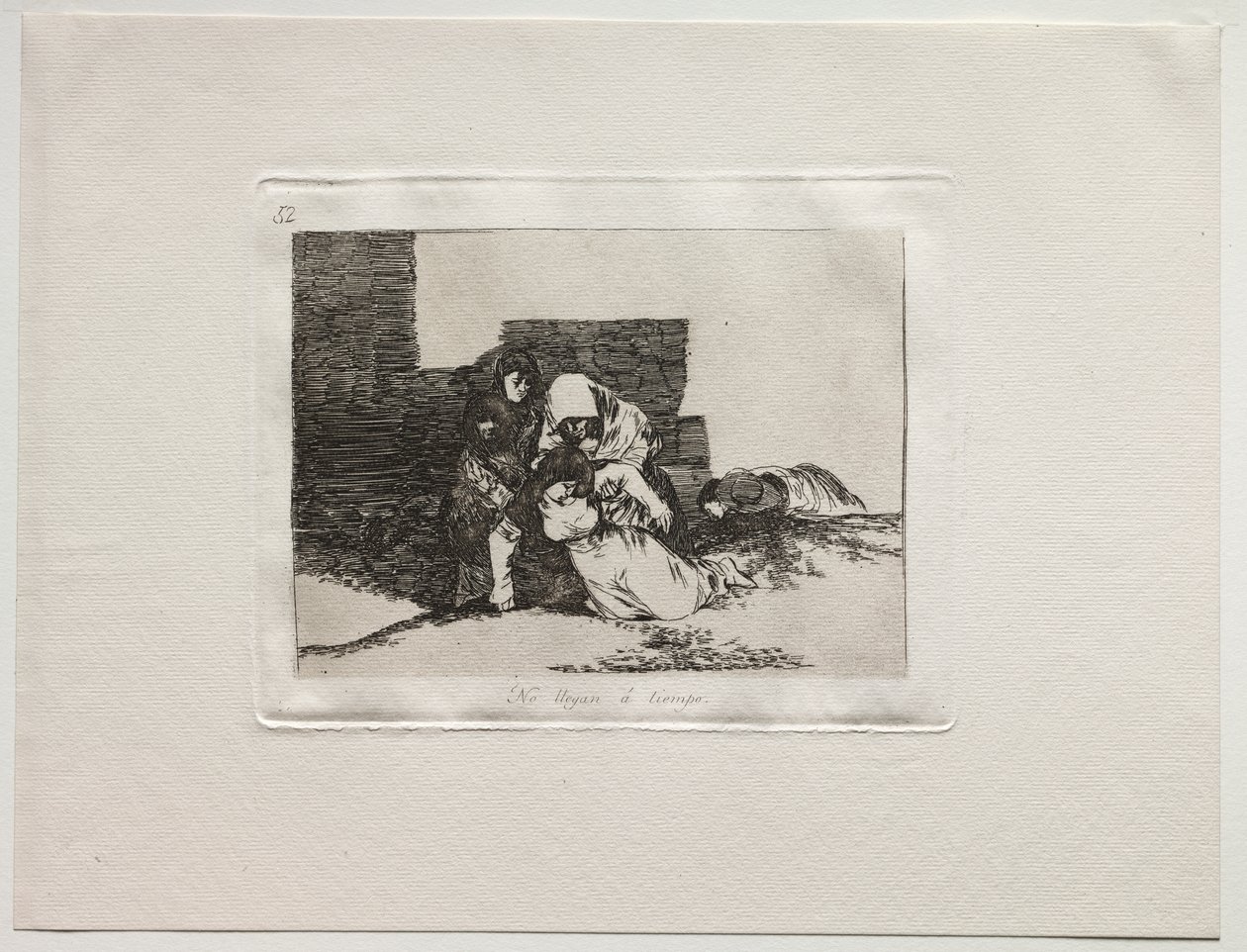 Krigens rædsler: De ankommer ikke i tide af Francisco de Goya