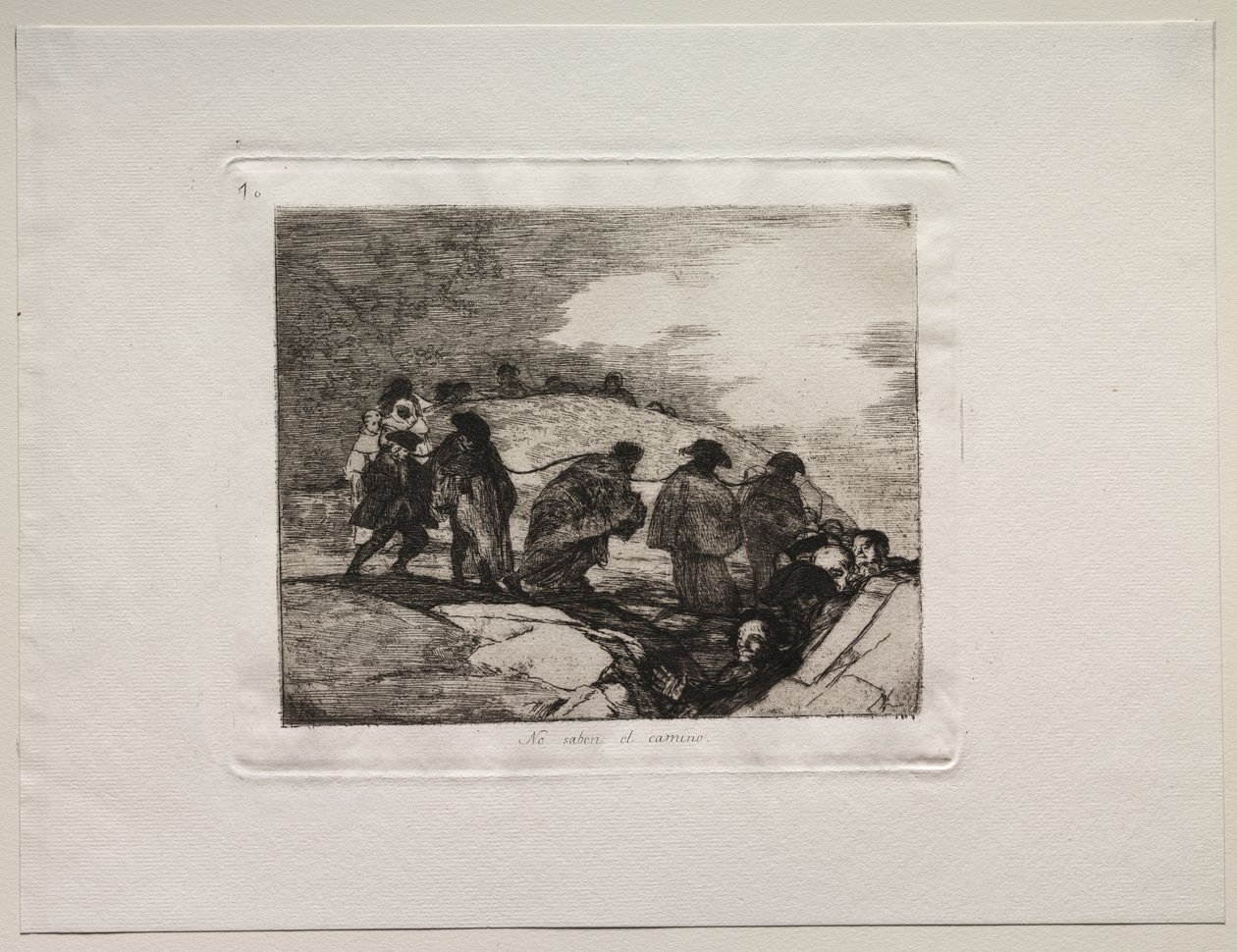 Krigens rædsler: De kender ikke vejen af Francisco de Goya