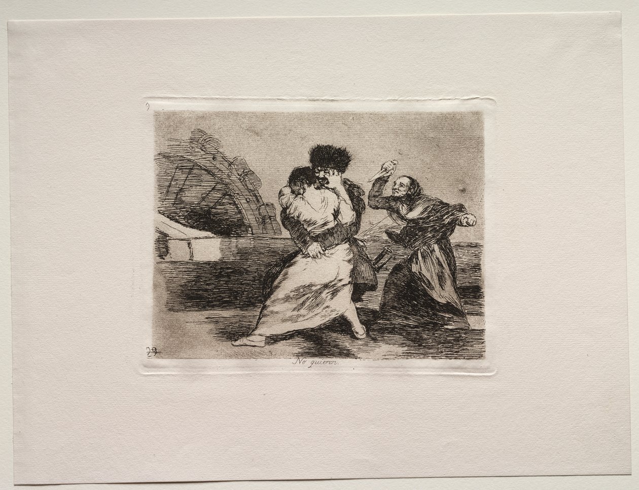 Krigens rædsler: De kan ikke lide det af Francisco de Goya