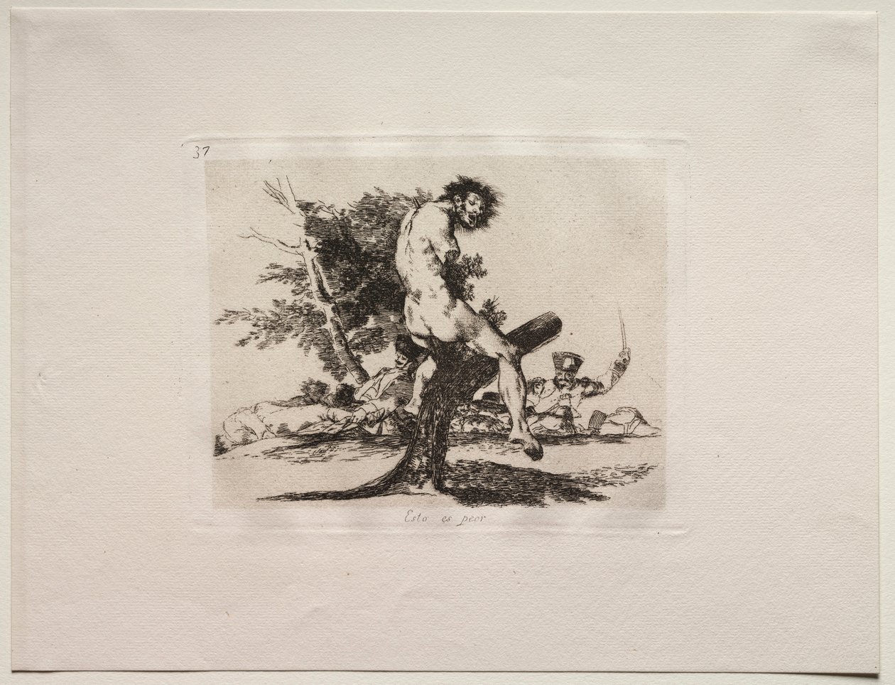 The Horrors of War: This Is Worse. af Francisco de Goya