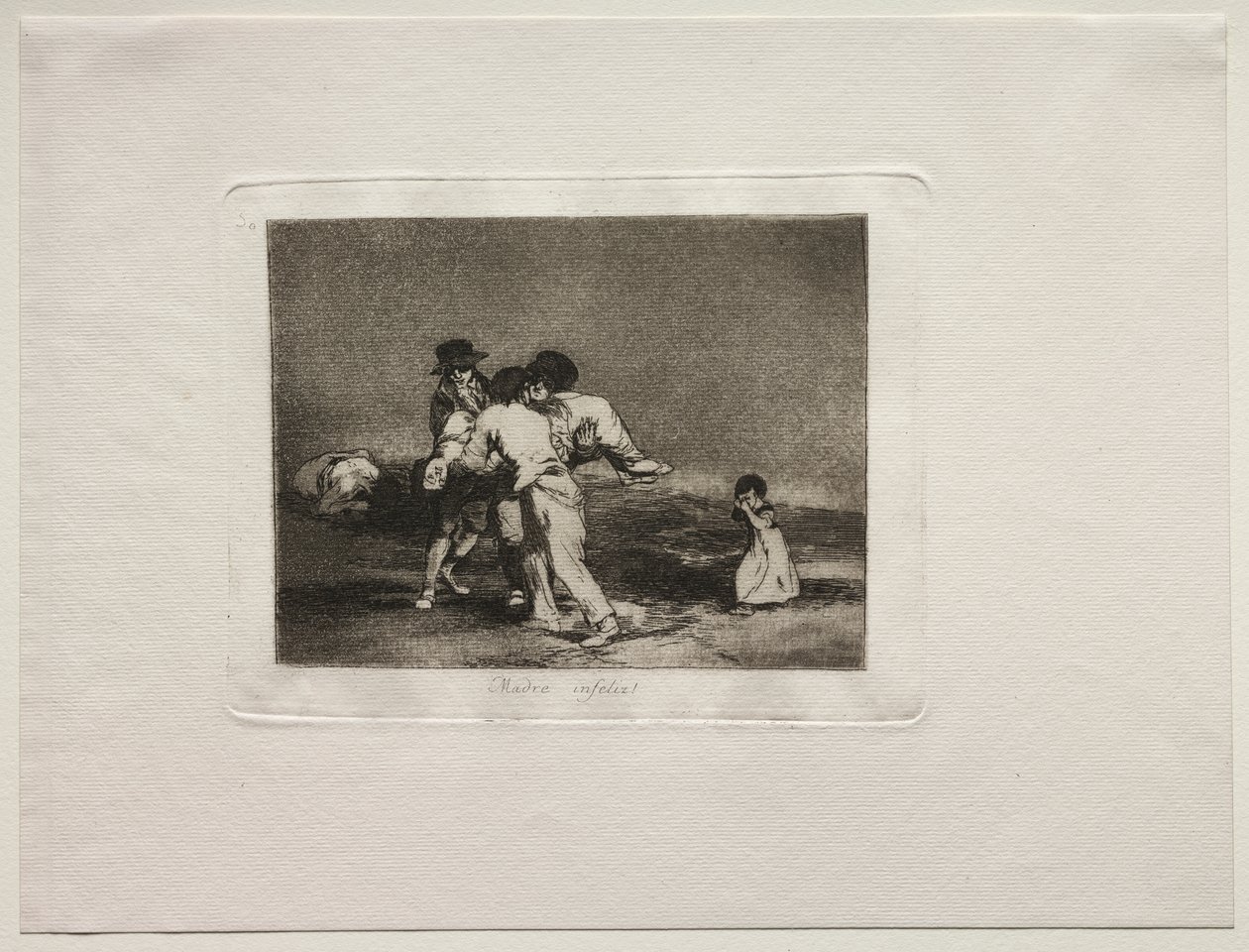 The Horrors of War: Unhappy Mother af Francisco de Goya