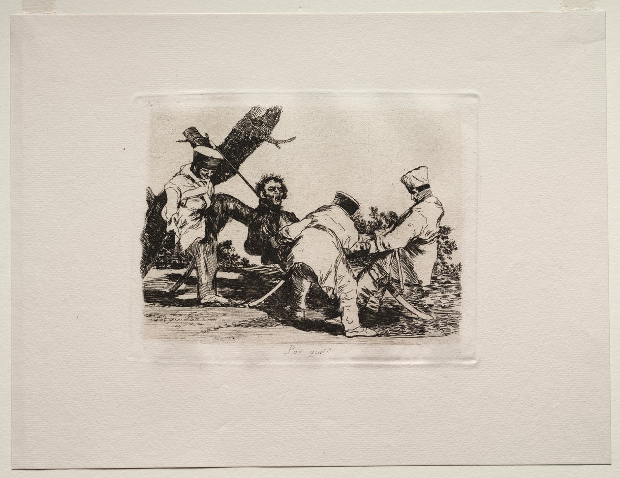 Krigens rædsler: Hvorfor? af Francisco de Goya