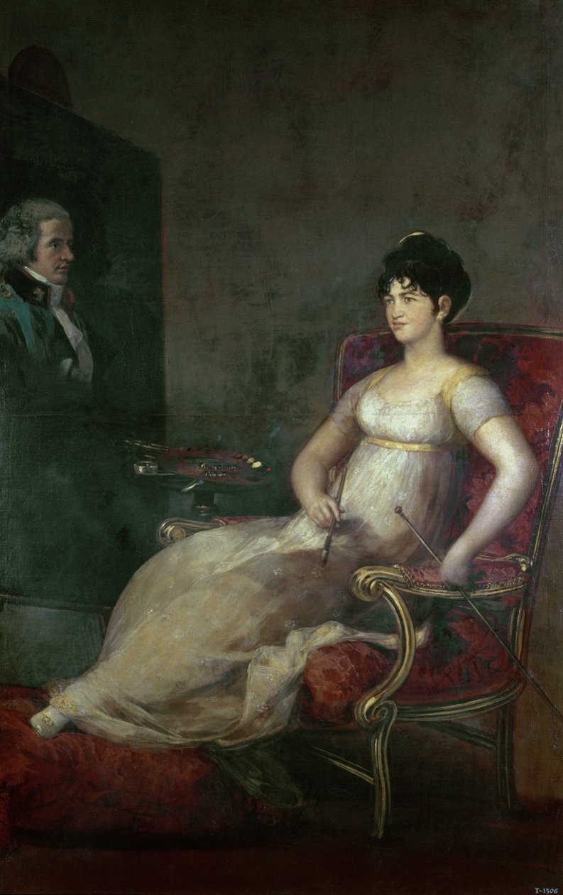 Marquesa de Villafranca maleri sin mand, 1804 af Francisco de Goya