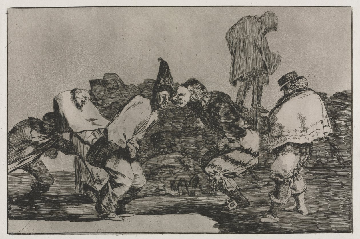 Ordsprogene: Carnival Folly, 1864. af Francisco de Goya