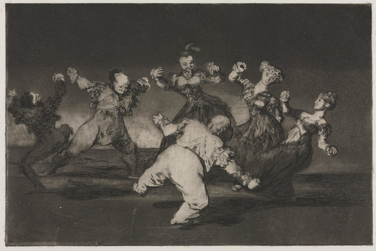 Ordsprogene: Hvis Marion vil danse, så må hun tage konsekvenserne af Francisco de Goya