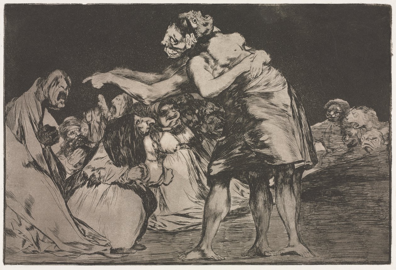 Ordsprogene: Ægteskabs dårskab af Francisco de Goya