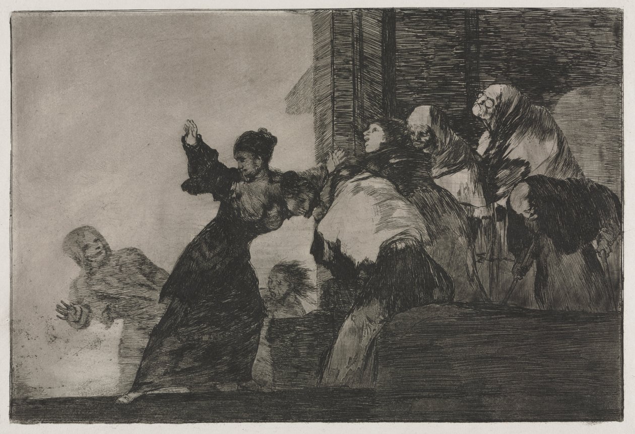 Ordsprogene: Stakkels Dårskab af Francisco de Goya