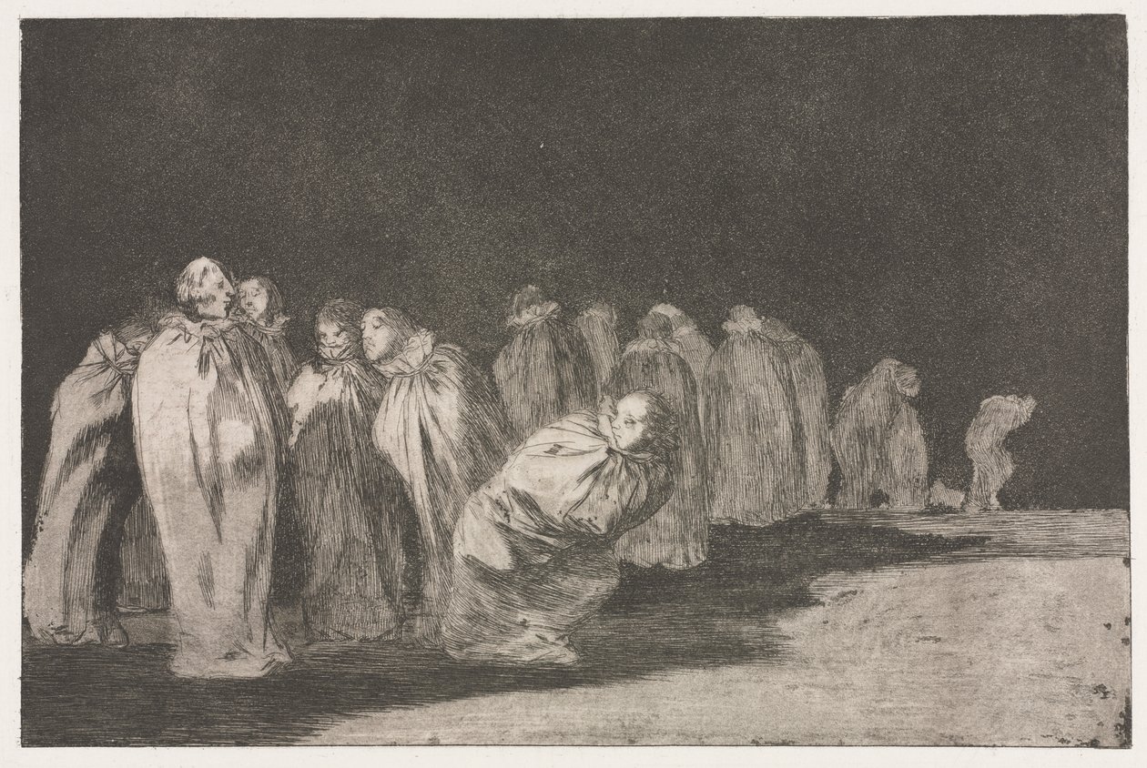 Ordsprogene: Mændene i sække af Francisco de Goya