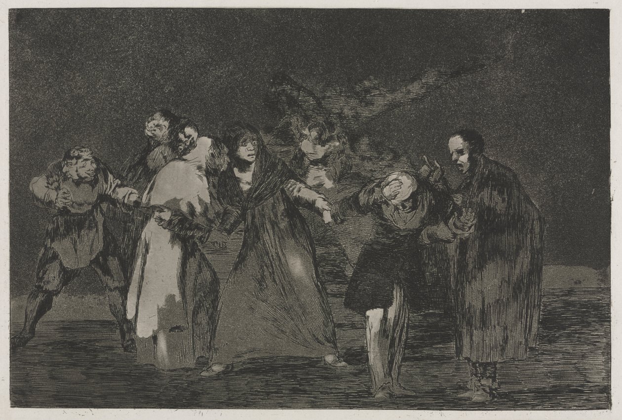Ordsprogene: Sår heler hurtigere end forhastede ord af Francisco de Goya