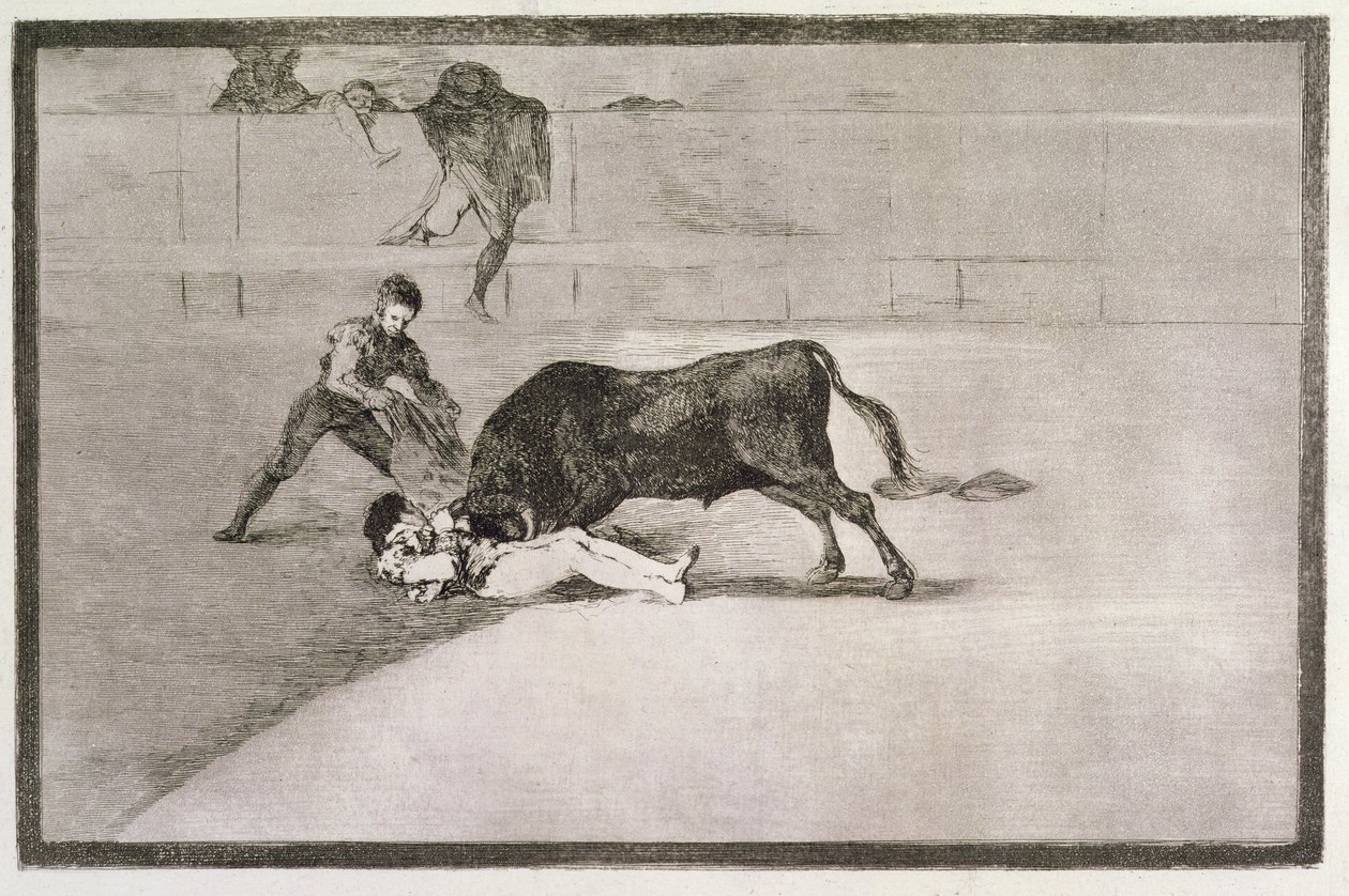 Pepe Hillos (Jose Delgado) uheldige død i ringen i Madrid den 11. maj 1801, plade 33 af 