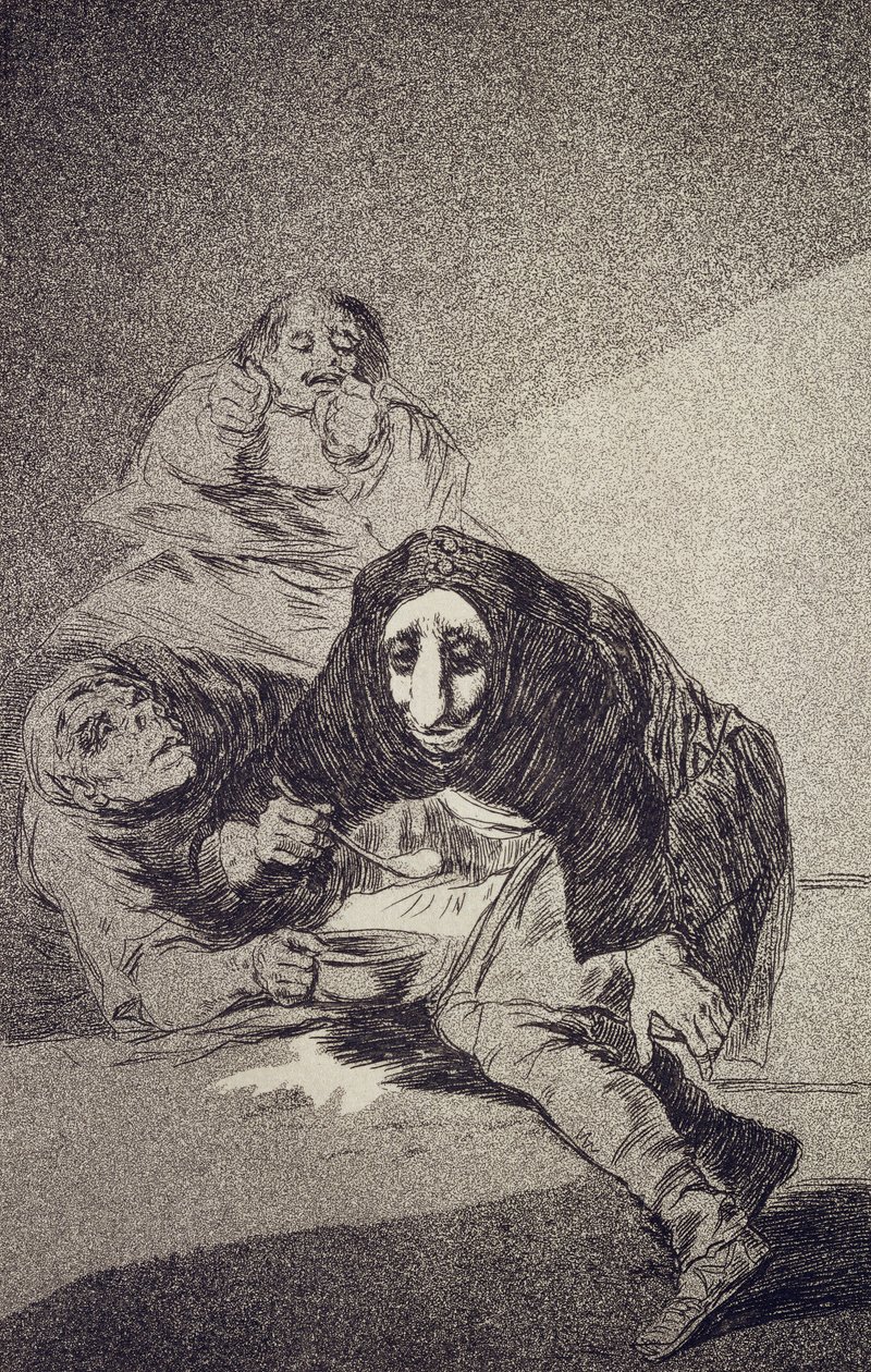 Den skammelige Capricho No 54 af Francisco de Goya