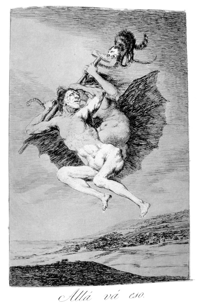 Der går det, 1799 af Francisco de Goya