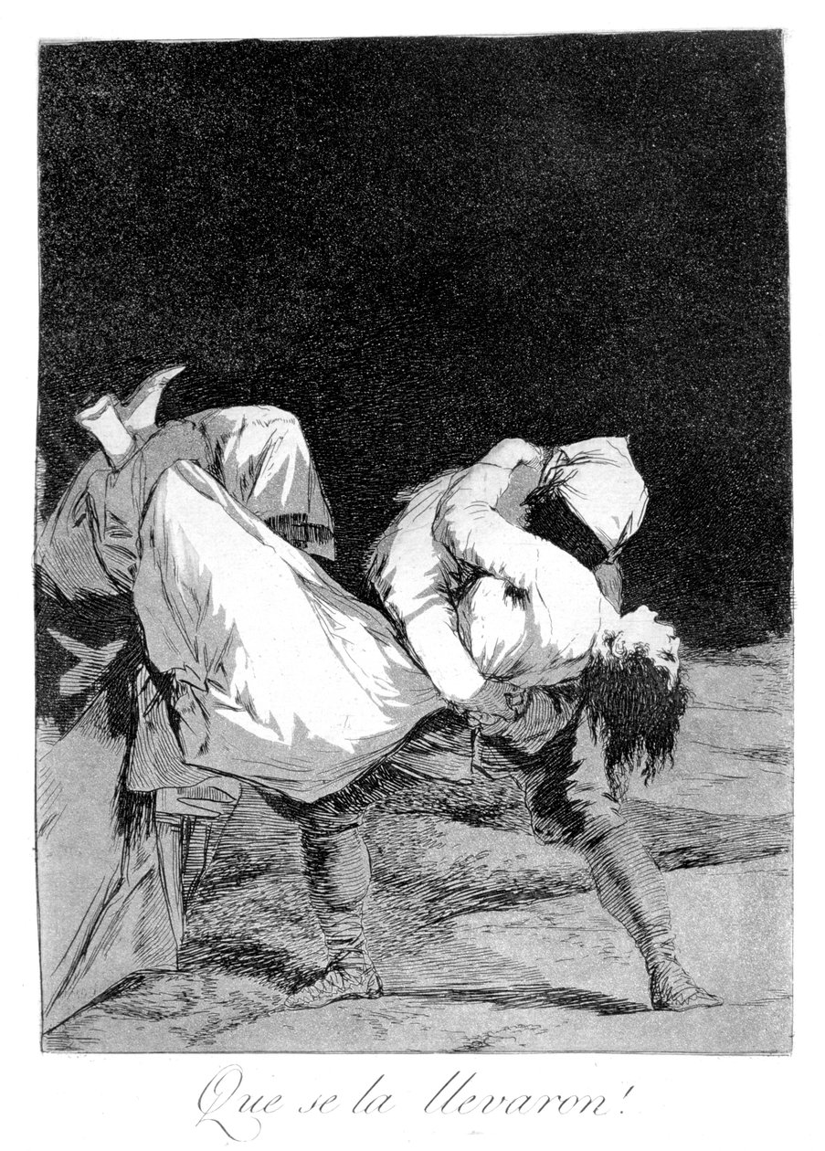De bar hende væk!, 1799 af Francisco de Goya