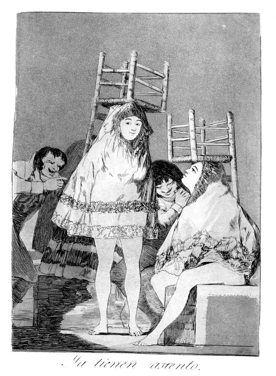 De har allerede fået en plads, 1799 af Francisco de Goya