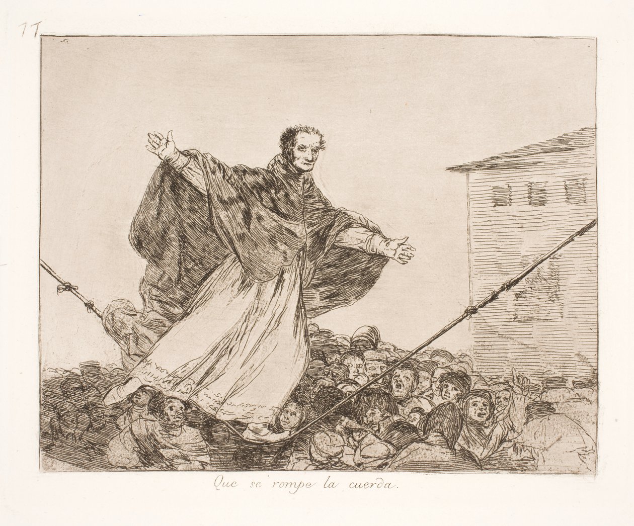 Tovet brister (77) af Francisco de Goya
