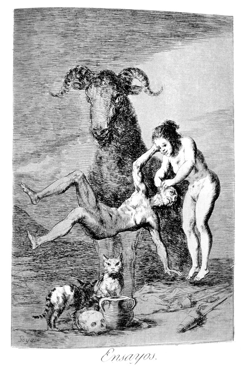 Retssager, 1799 af Francisco de Goya