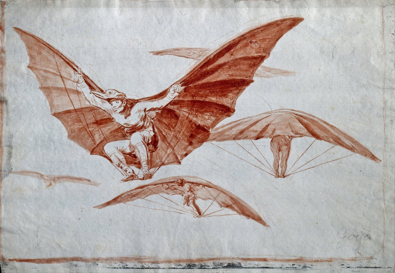 Flyvemåder, 1816 af Francisco de Goya
