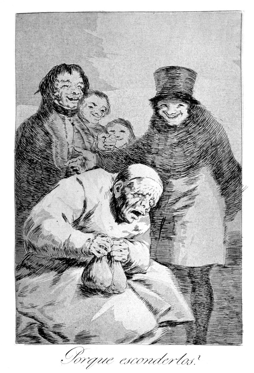 Hvorfor skjule dem!, 1799 af Francisco de Goya
