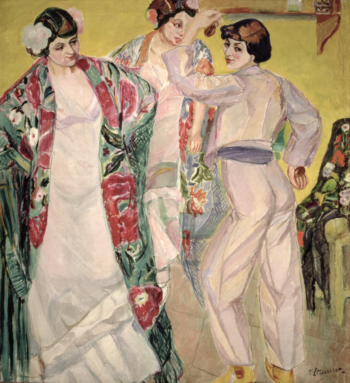 Flamencansk scene af Francisco de Iturrino