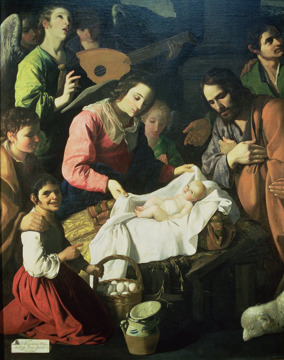 Tilbedelse af hyrderne af Francisco de Zurbaran