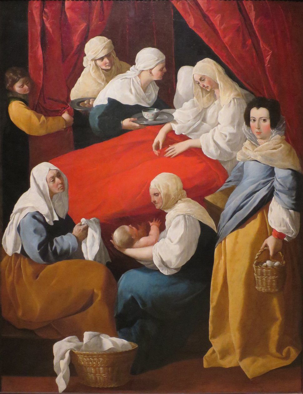 Jomfruens fødsel af Francisco de Zurbaran