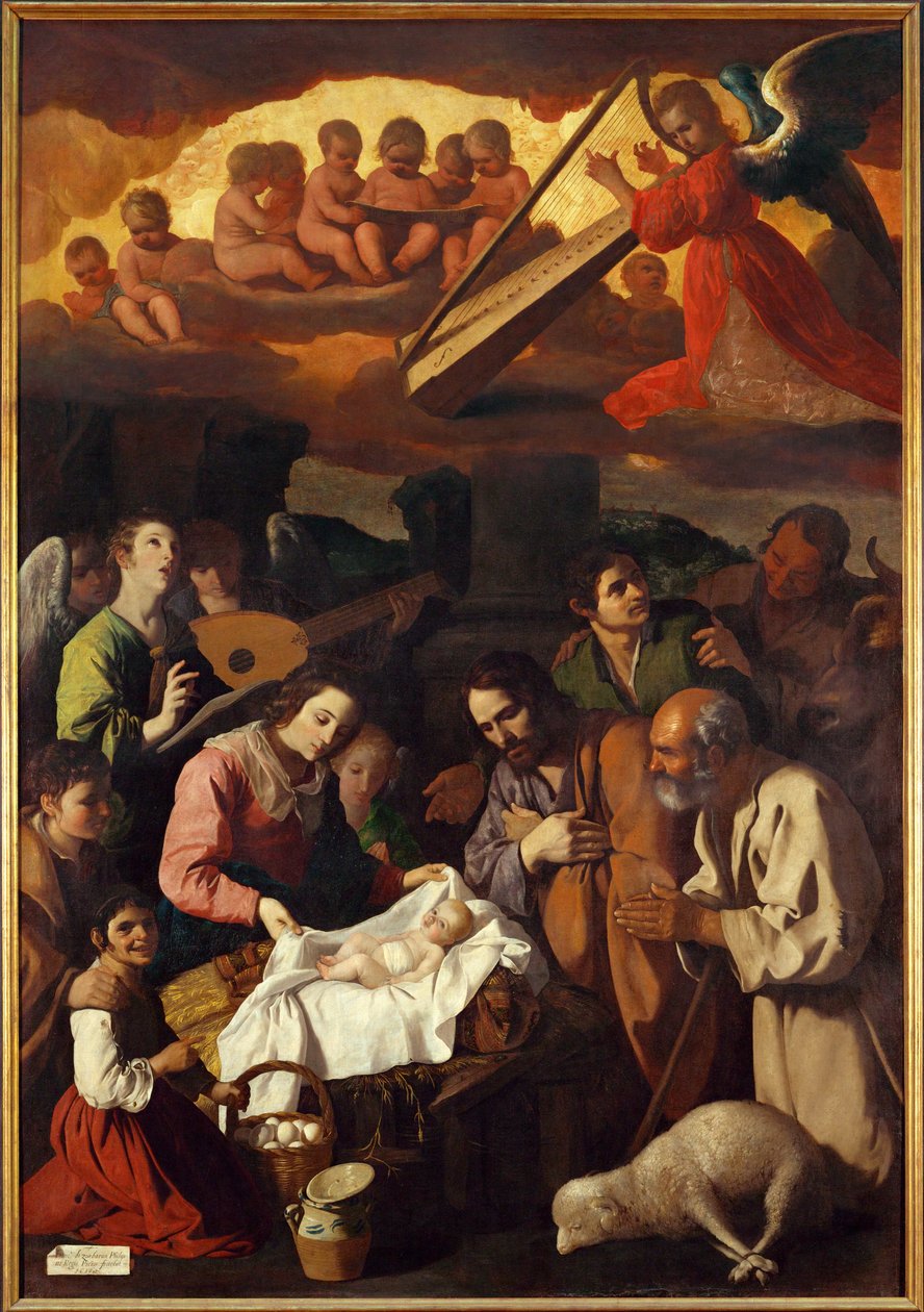 Francisco de Zurbaran (olie på lærred) af Francisco de Zurbaran