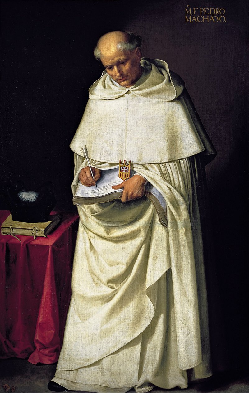 Broder Pedro Machado af Francisco de Zurbaran
