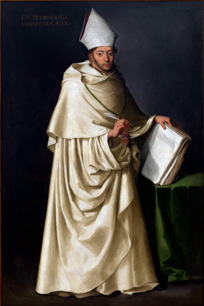Pedro de Ona (1570-1643) af Zurbaran, Francisco, de (1598-1664). Olie på lærred, størrelse: 207x136, ca. 1630, Sevilla Rådhus af Francisco de Zurbaran