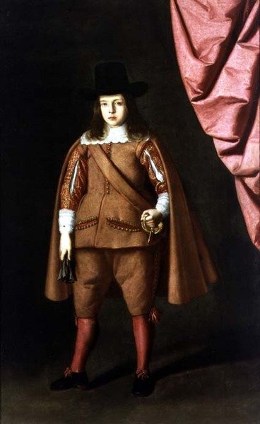 Portræt af en dreng (Hertugen af Medinaceli) af Francisco de Zurbaran