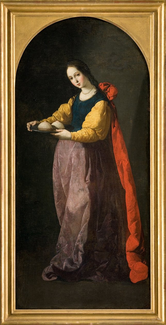 Sankt Agatha, mellem 1630 og 1635 af Francisco de Zurbaran