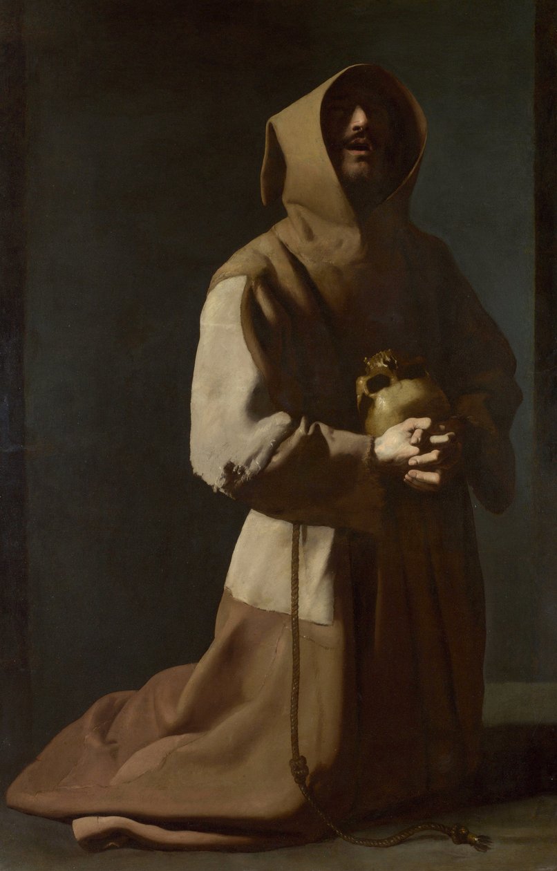 Den hellige Frans af Assisi (den hellige Frans af Assisi, født Giovanni di Pietro Bernardone af Francisco de Zurbaran