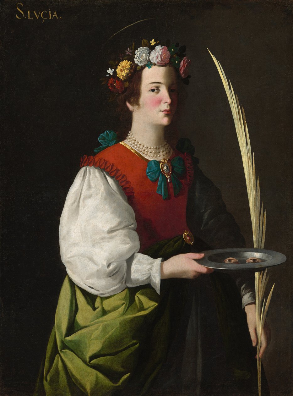 Saint Lucy, ca. 16251630. af Francisco de Zurbaran