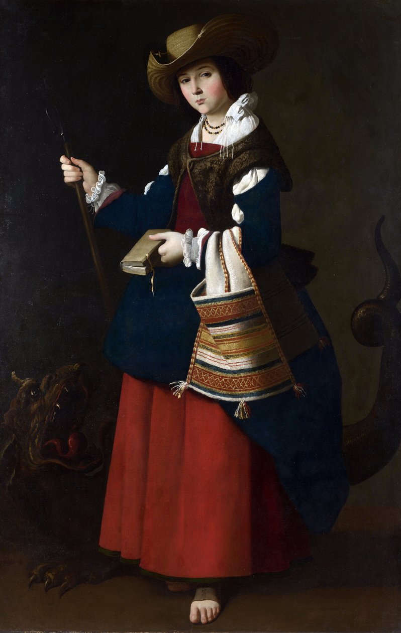 Saint Margaret, 1630-1634 af Francisco de Zurbaran