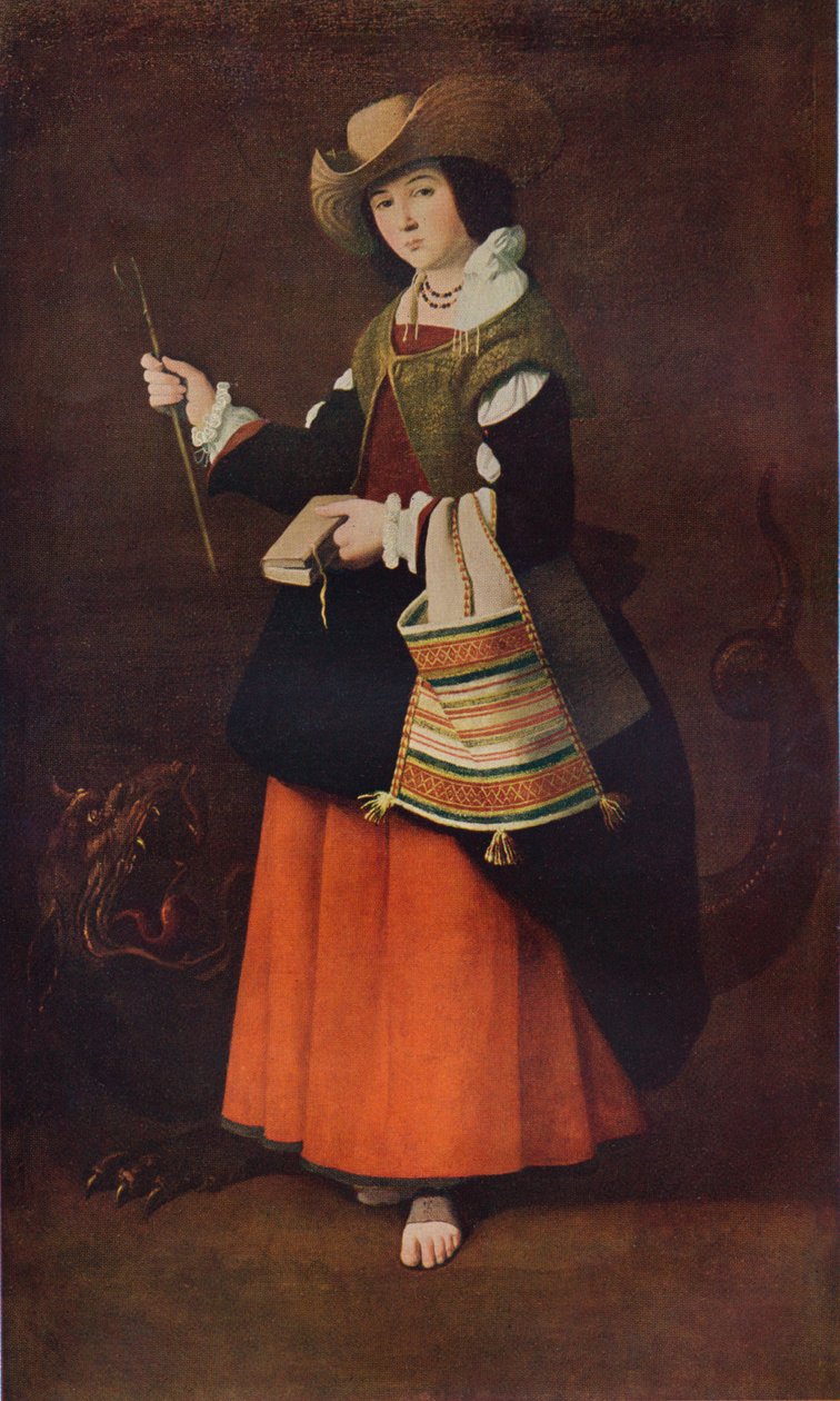 Saint Margaret of Antiochia, c1630, 1937 af Francisco de Zurbaran