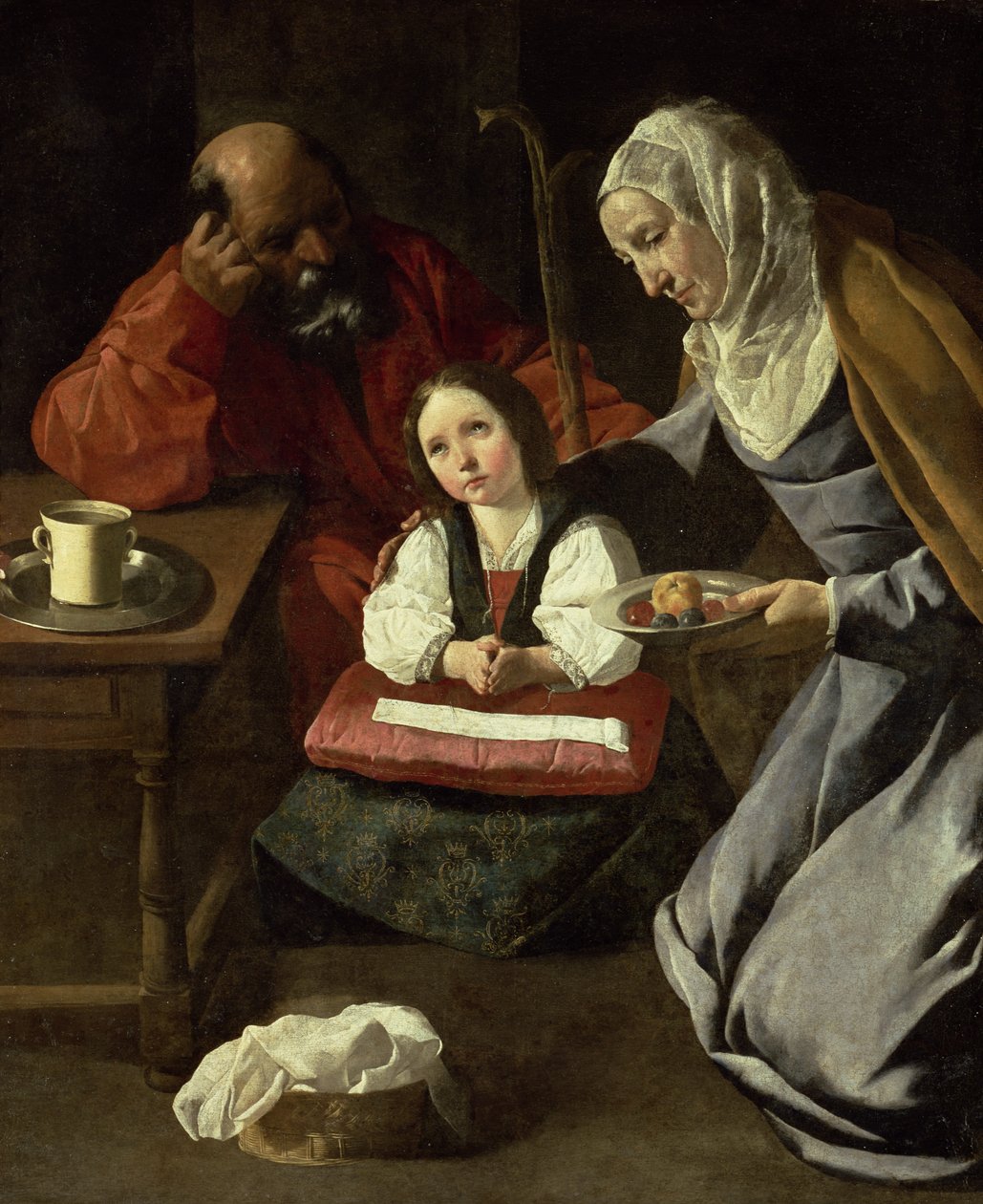 Den hellige familie af Francisco de Zurbaran