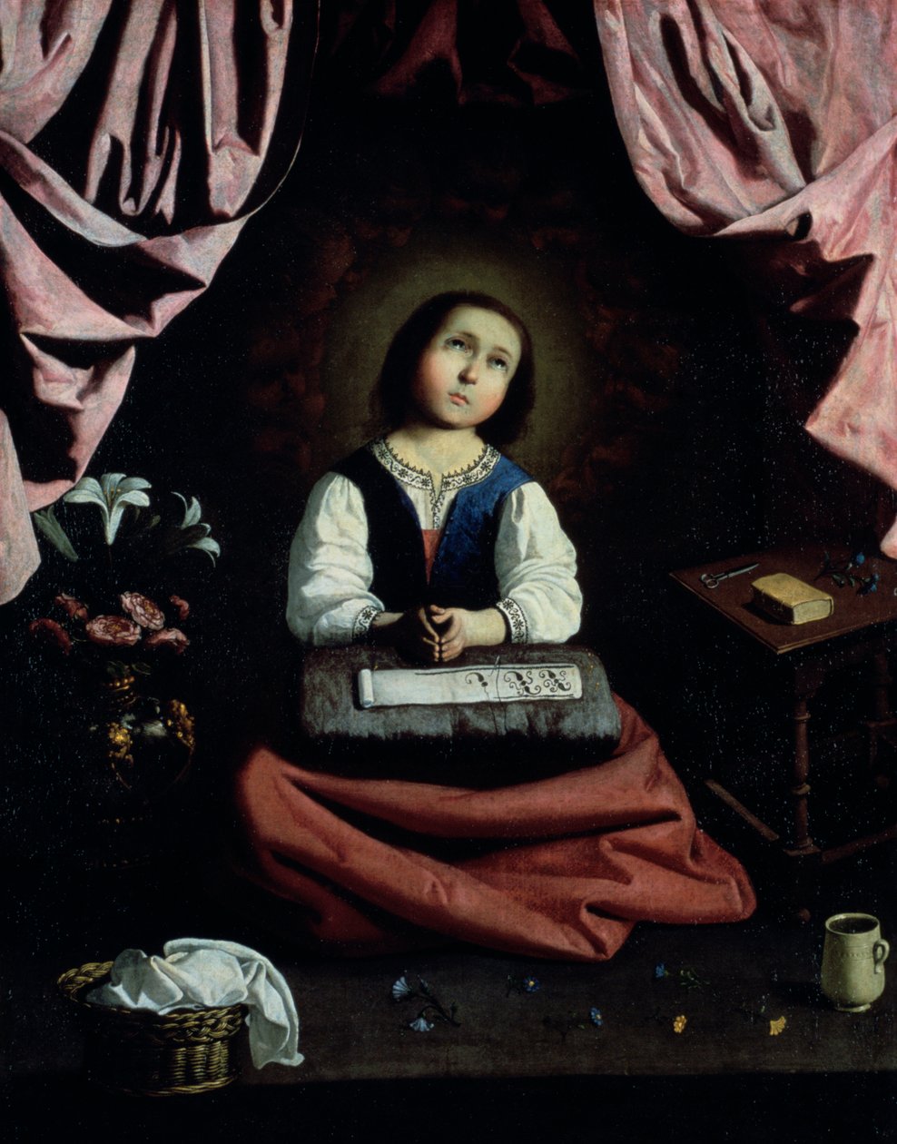 Den unge jomfru, c1632-33 af Francisco de Zurbaran