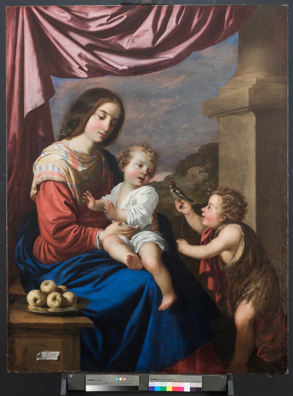 Jomfru og barn med Sankt Johannes af Francisco de Zurbaran