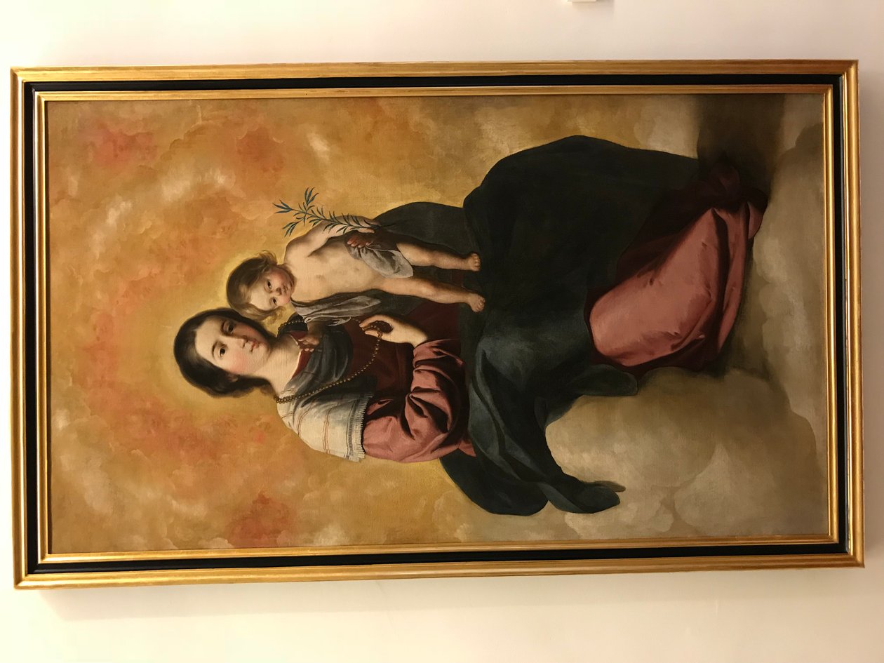 Francisco de Zurbarán - Jomfruen af Rosenkransen af Francisco de Zurbaran