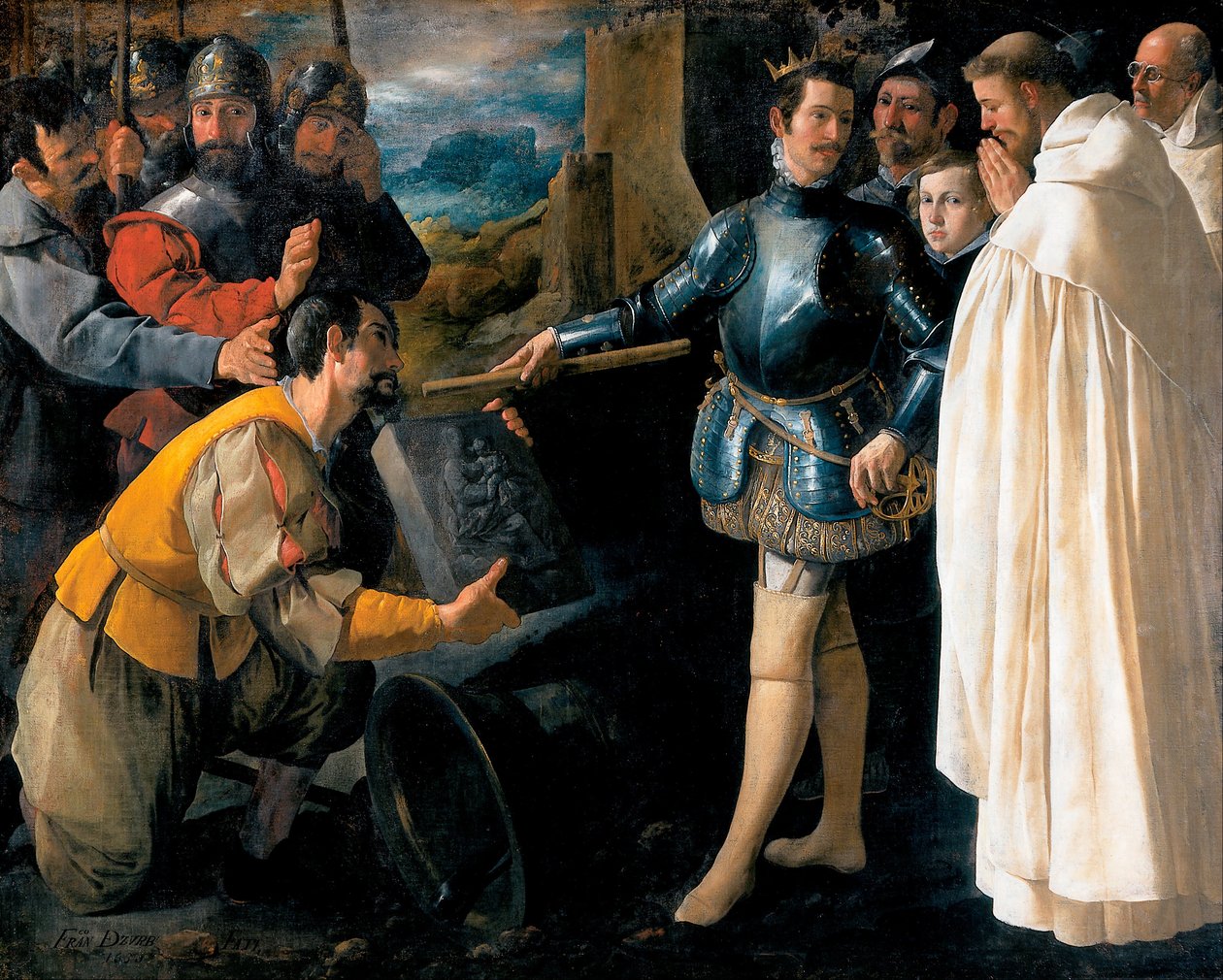 Sankt Peter Nolasco genvinder billedet af Jomfru Maria af Francisco de Zurbaran