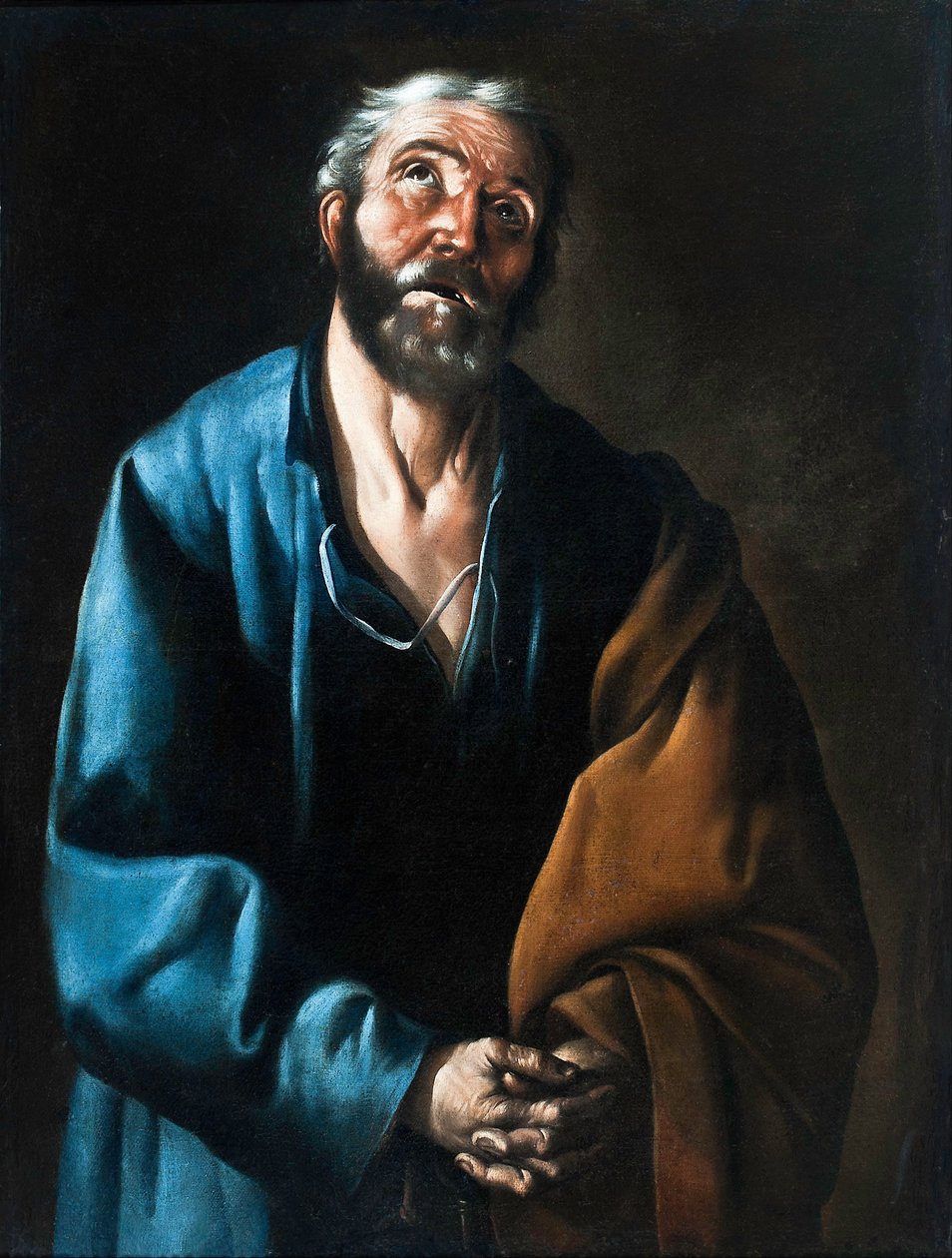 Spansk:  Las lágrimas de San Pedro Tears of St Peter (Peters tårer) af Francisco de Zurbaran