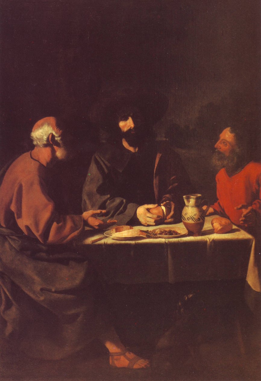 Aftensmaden i Emmaus af Francisco de Zurbaran