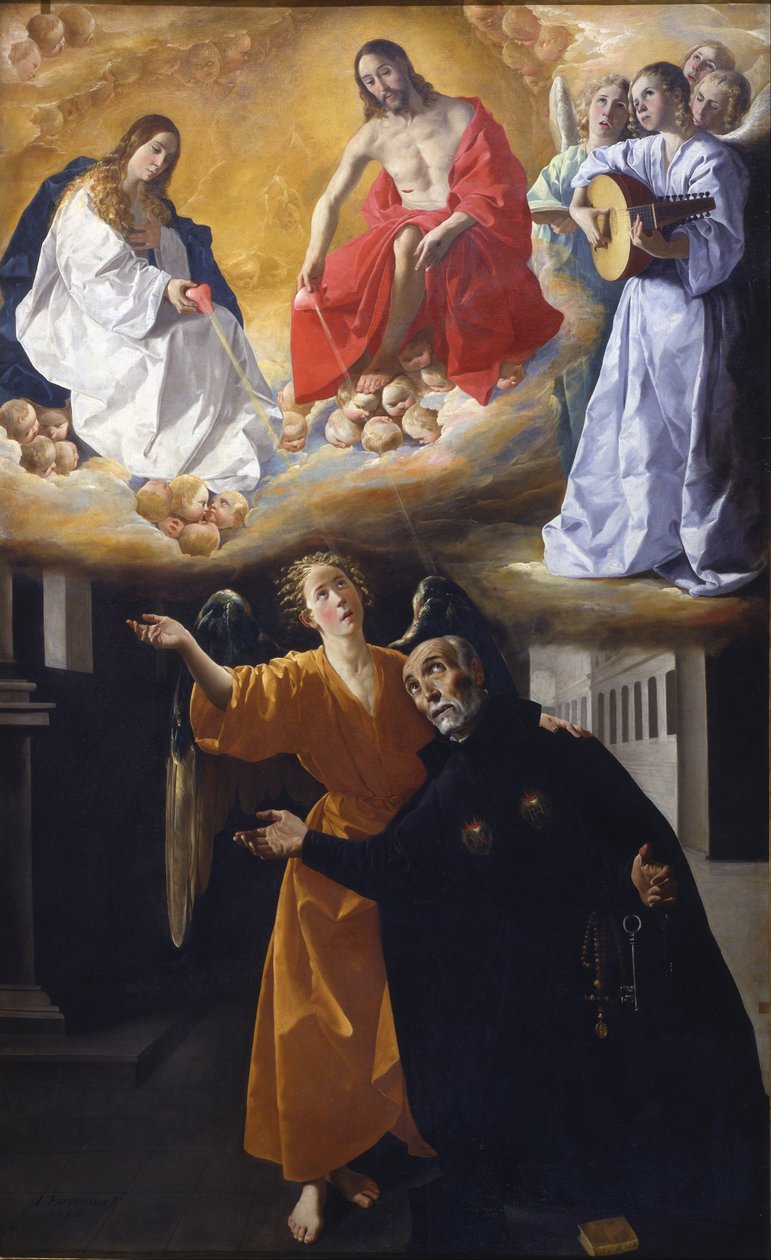 Vision af den salige Alonso Rodriguez af Francisco de Zurbaran