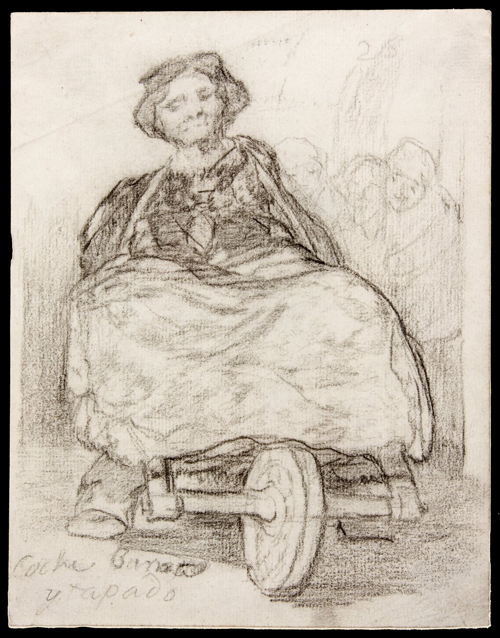 Billig dækket træner af Francisco de Goya