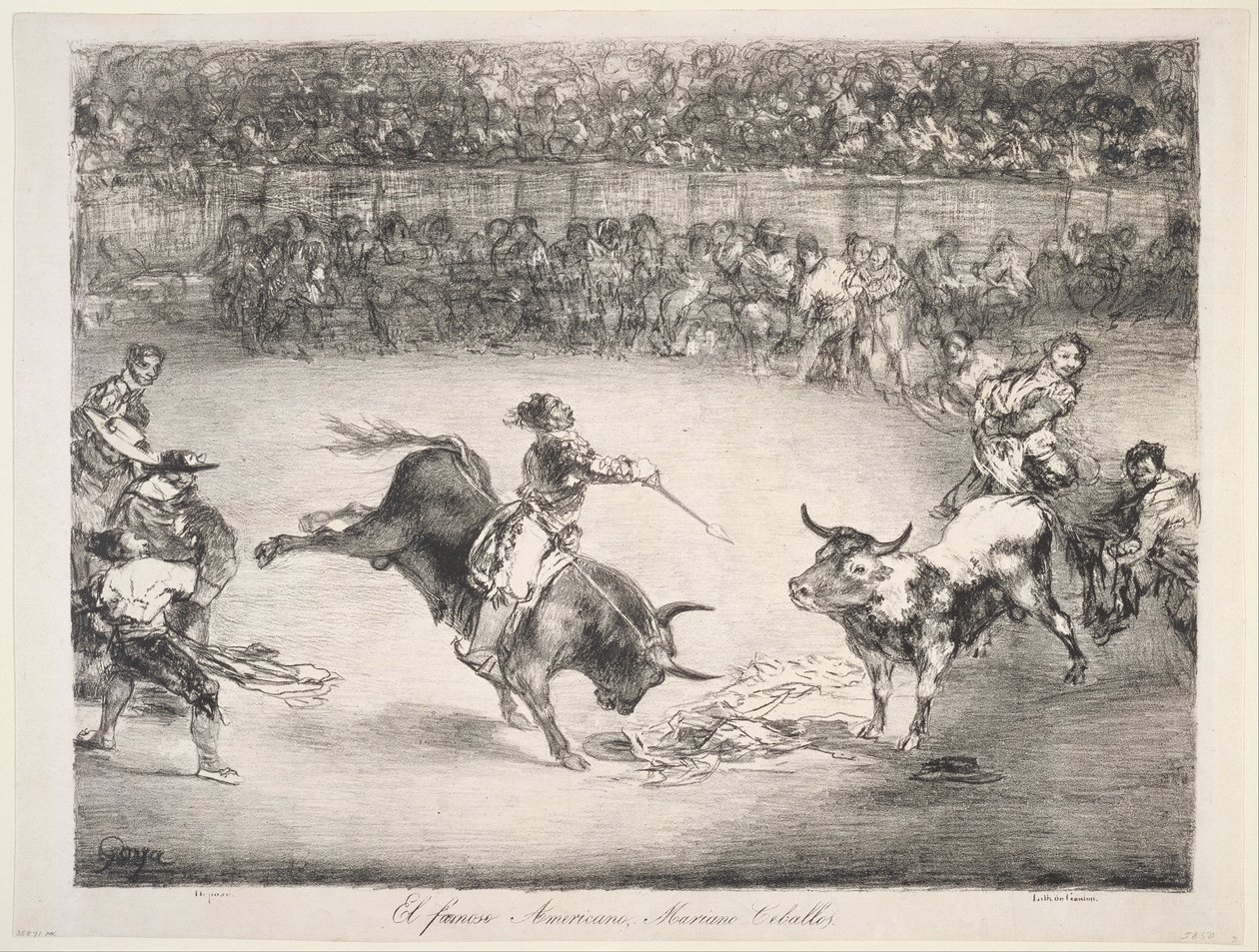Den berømte amerikanske Mariano Ceballos af Francisco de Goya