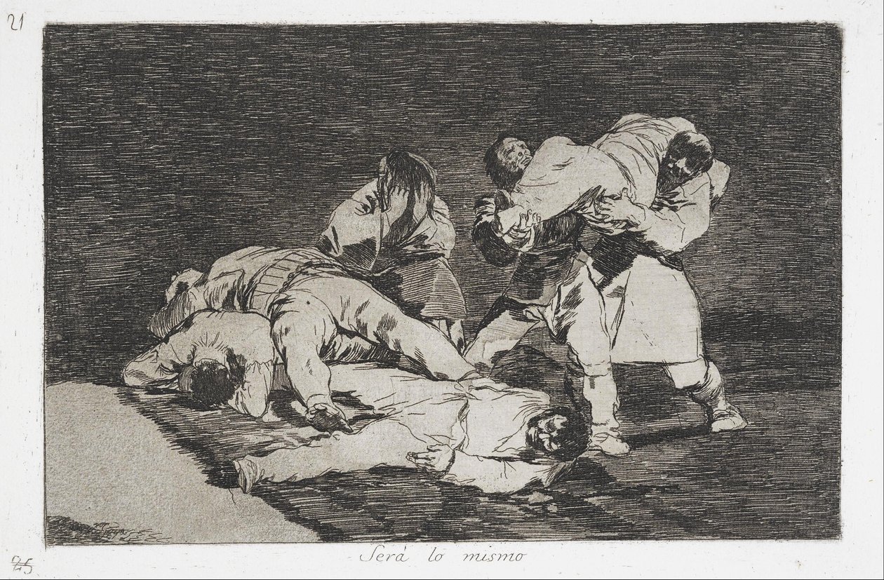 Det samme fra serien Disasters of War af Francisco de Goya